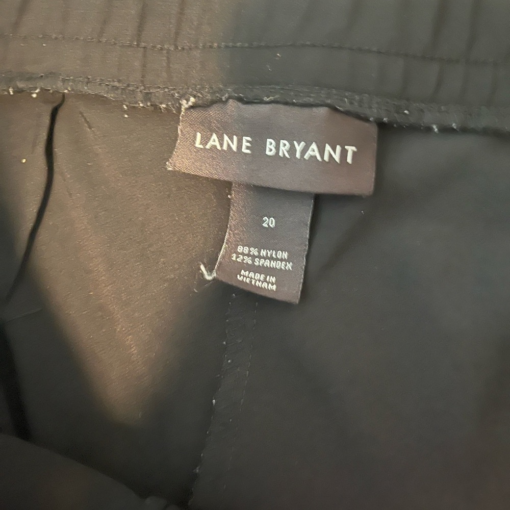 Lane Bryant Black pants with zipper pockets